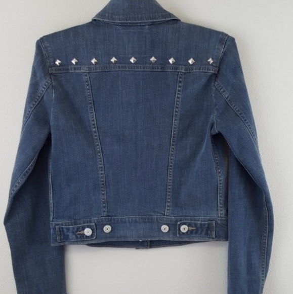 Levi Strauss Trucker Denim Jean Jacket Stud XS - Picture 4 of 7